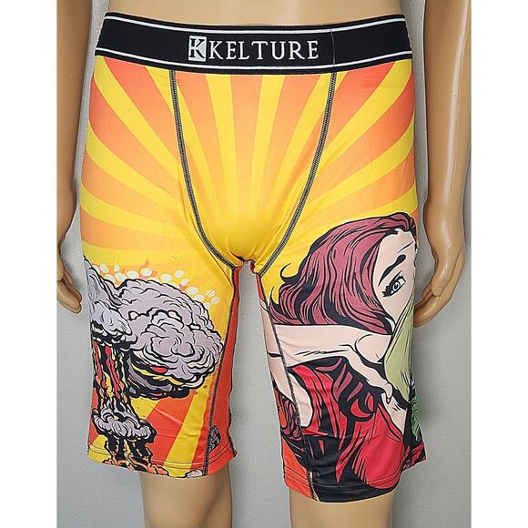 KLTURE KELTURE Men's Underwear Designer Stretch Long Boxer Briefs Explosion 2XL - Picture 5 of 7